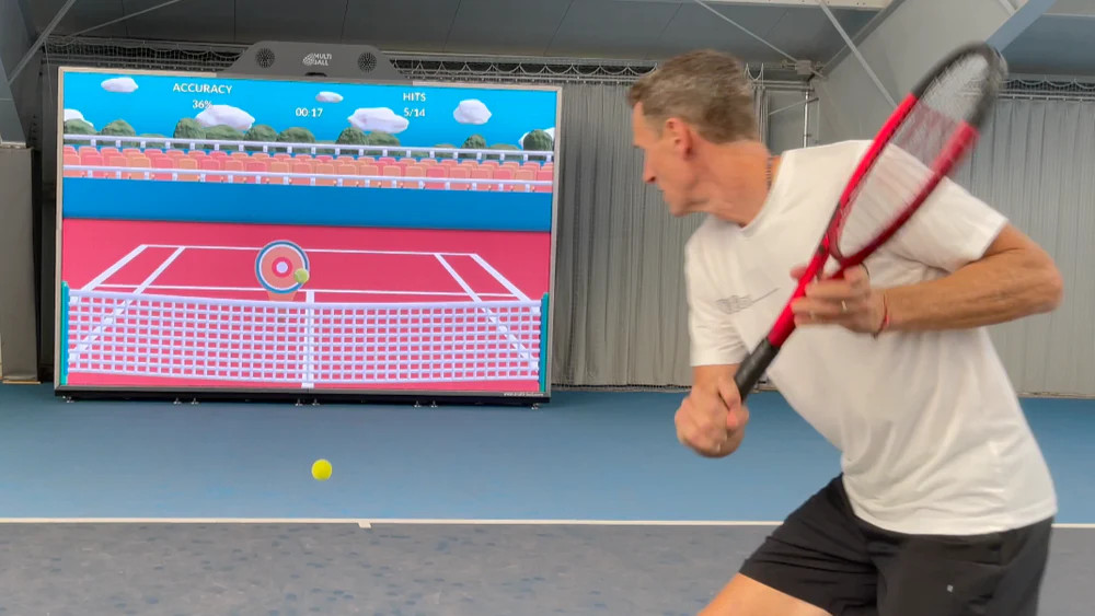 Interactive Tennis Wall 