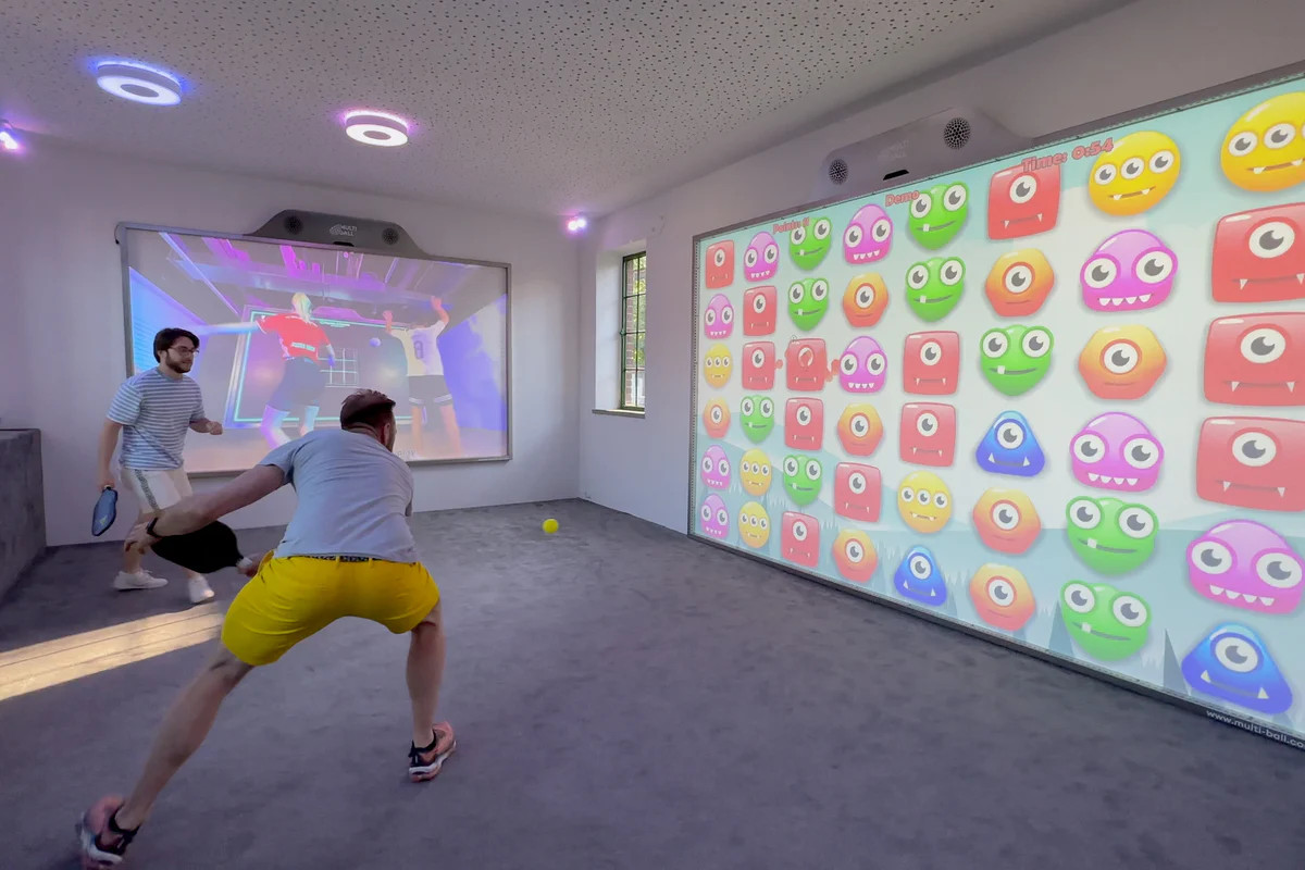 Interactive Pickleball Wall 